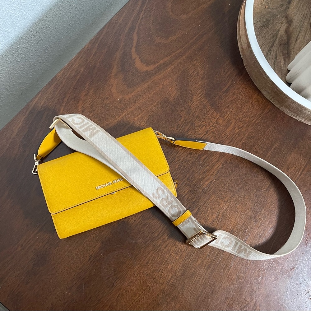 Michael Kors Yellow Crossbody Bag